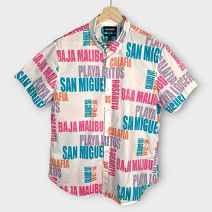 Bonobos Shirt Men's XL 100% Cotton California Surf Beach K-38 EUC